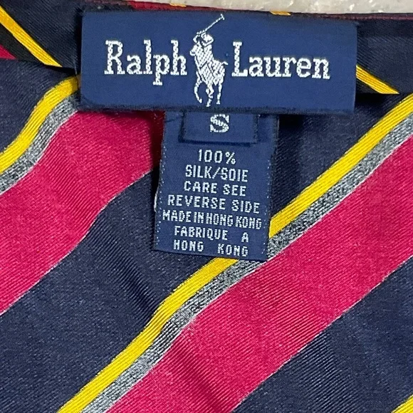 Ralph Lauren Blue Label Lion Heraldry Crest  100% Silk Wrap Skirt Small - Picture 11 of 14
